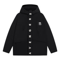 Li-Ning x MARVEL Graphic Windbreaker 'Black White' AFDSC93-2