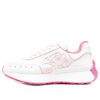 (WMNS) Alexander McQueen Sprint Runner 'White Bright Pink' 718361WIC9D8955