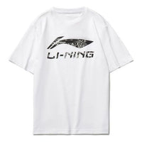 Li-Ning Big Graphic Loose Fit T-shirt 'White' AHSR543-1