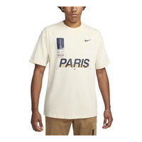 Nike PSG Original Max90 Short Sleeve T-Shirt 'Beige' FD1092-113
