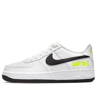 (GS) Nike Air Force 1 Low 'Just Do It - White Volt' DM3271-100