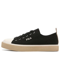 FILA Layer Low Top Stylish Casual Skate Shoes Unisex Black Korean Version 'Black Cream' 1XM01938E_001