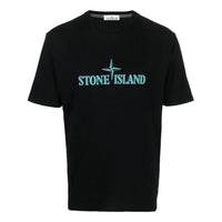 تي شيرت STONE ISLAND Script "أسود" 781521579-V0029