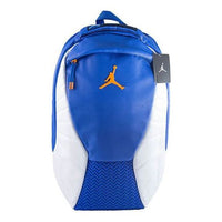 حقيبة ظهر مدرسية Air Jordan AJ12 Hyper Royal باللون الأزرق والأبيض 9A1773-U5H