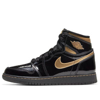 (GS) Air Jordan 1 Retro High OG 'Black Metallic Gold' 575441-032