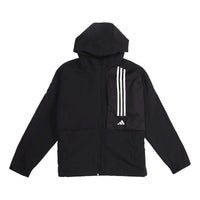 adidas Sports Woven Hooded Jacket Men Black FM9400
