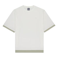 New Balance Crewneck Short Sleeve T-Shirt Asia Sizing 'White Grey' AMT42314-CIC
