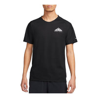 Nike Dri-FIT Trail Solar Chase Short-Sleeve Trail Running Top 'Black' DV9306-010