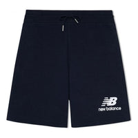 New Balance Essentials Stacked Logo Shorts 'Navy' AMS03558-ECL