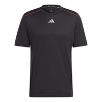 adidas Workout Base Logo Tee 'Black Transparent' IB7901