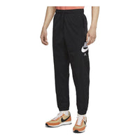بنطال رياضي كاجوال منسوج من Nike Air Wvn باللون الأسود DD6422-010
