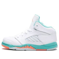 (TD) حذاء Air Jordan 5 Retro "Light Aqua" 725172-100