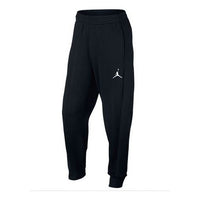 بنطال رياضي Air Jordan Flight Lite Cuffed Bundle Foot، أسود، 822661-010