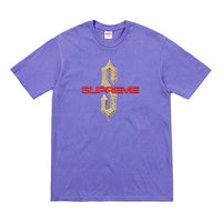 تي شيرت Supreme SS18 Diamonds Light Purple SS18-0186