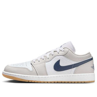 حذاء Air Jordan 1 Low "Midnight Navy Neutral Grey" رقم 553558-146