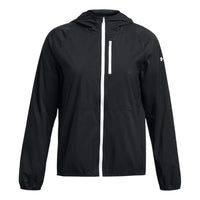 (WMNS) Under Armour Launch Lightweight Jacket 'Black White' 1381881-001