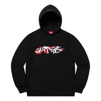سويت شيرت بغطاء رأس وشعار دلتا سوبريم "أسود" SUP-FW19-659