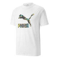PUMA Big Logo Tee 'White' 535384-02