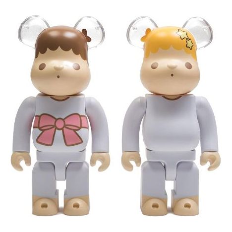 BE@RBRICK Little Twin Stars Kiki&amp;Lala 400%+400% KIKI&amp;LALA-2