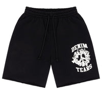 شورت رياضي من Denim Tears Denim University باللون الأسود 402-010-27