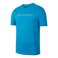 حذاء رياضي كاجوال Air Jordan 23 ENGINEERED Dri-FIT سريع الجفاف بأكمام قصيرة أزرق CJ6205-446