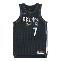 قميص كرة السلة الرياضي Nike Brooklyn Nets City Edition AU Player Edition Durant 7 Black CN1572-015