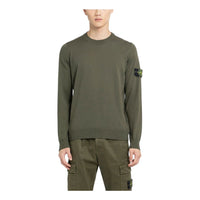 سويت شيرت STONE ISLAND برقعة شعار "Olive Green" 7915510C4-V0058