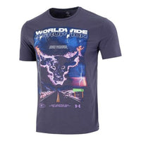 Under Armour Project Rock WW Disruption T-Shirt 'Purple' 1373747-558
