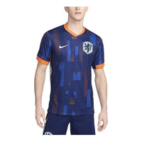 قميص كرة القدم الاحتياطي من Nike Netherlands 24/25 Stadium Away Replica "Blue Orange" FJ1260-492