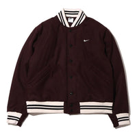 جاكيت Nike Sportswear Authentics Varsity باللون الأسود DQ5011-203