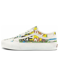 حذاء Vans Old Skool Eco Theory ذو التصميم المدبب باللون الأبيض والأصفر والأسود VN0A54F4ARG