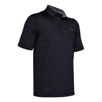 Under Armour Playoff Core Stripe Polo Shirt 'Black' 1351130-001