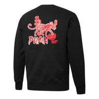 سويت شيرت PUMA للجنسين CNY Yott Graphic Crew Printing Knitted ذو رقبة دائرية أسود 534740-01