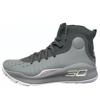 (GS) حذاء Under Armour Curry 4 Mid 'Overcast Grey' 1295995-112