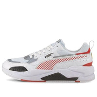 حذاء رياضي PUMA Ferrari Race X-Ray 2 أبيض/أحمر منخفض 306553-02