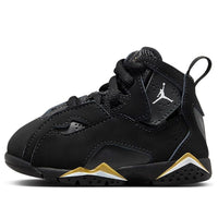 (TD) حذاء Air Jordan True Flight باللون الأسود المعدني الذهبي 343797-017