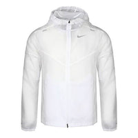 جاكيت الجري Nike Windrunner باللون الأبيض CK6342-100