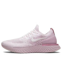 حذاء Nike Epic React Flyknit باللون الوردي اللؤلؤي AQ0067-600