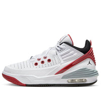 (GS) حذاء Air Jordan Max Aura 5 'White Varsity Red' DZ4352-101