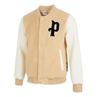 جاكيت بيسبول بشعار PUMA Sherpa "بيج" 536182-20