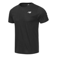 New Balance Tenacity Heather Tech T-shirt 'Black' AMT11070-BK