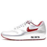 حذاء Nike Air Max 1 Hyp QS "فضي أحمر غامق" 633087-006