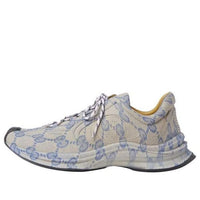 حذاء رياضي Gucci Run "بيج أزرق مونوغرام" 721116-AABEB-4060