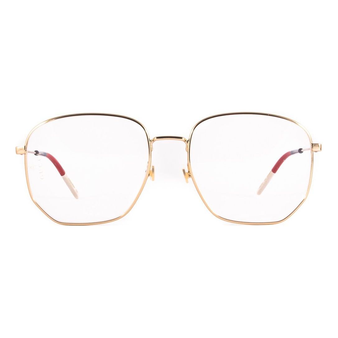 إطار نظارات طبية قياسي من Gucci GG إصدار فرعي ذهبي GG0396O-002