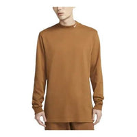 قميص Nike AS M NL LS برقبة دائرية "بني أبيض" DX5869-270