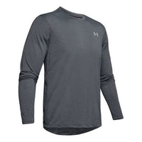 Men's Under Armour Mesh Running Long Sleeves Gray 1326584-012