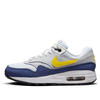 (GS) Nike Air Max 1 'أبيض أصفر أزرق' DZ3307-107