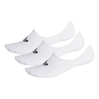 adidas originals Unisex Low Cut Logo Socks 3 Packs White FM0676