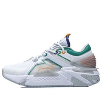 (WMNS) Li-Ning 001 Ti "أبيض رمادي أخضر" AGLR008-3