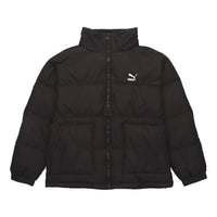 جاكيت PUMA Classics Down Puffer "أسود وأبيض" 596548-01